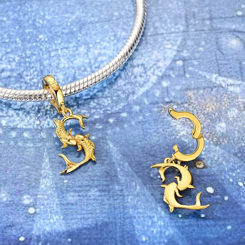 925 Sterling Silver 12 Constellation 12 Zodiac Charms