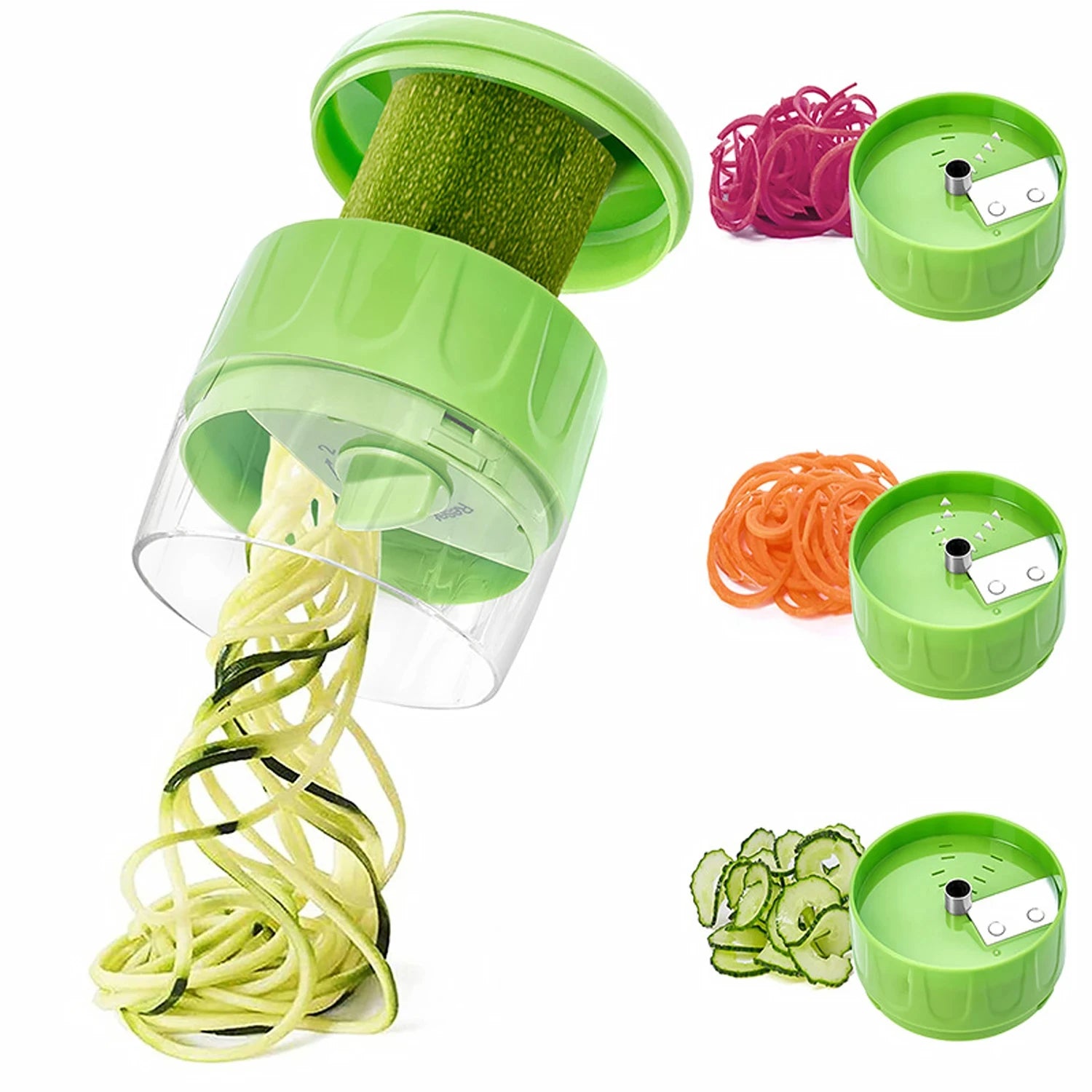 Adjustable Vegetable Spiral Grater Cutter