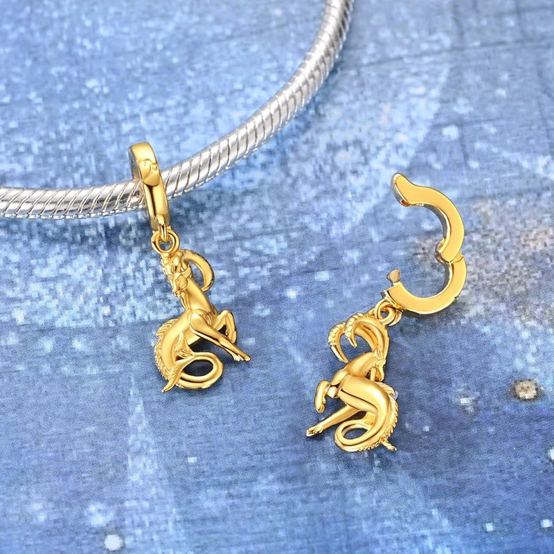 925 Sterling Silver 12 Constellation 12 Zodiac Charms
