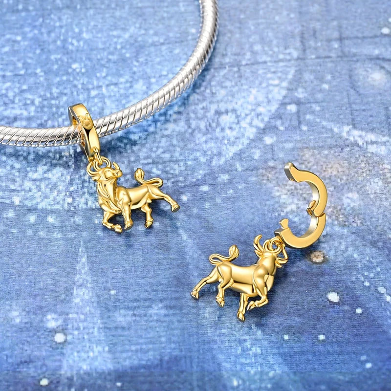925 Sterling Silver 12 Constellation 12 Zodiac Charms