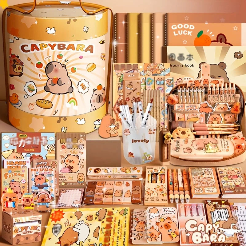 Capybara Stationery Set