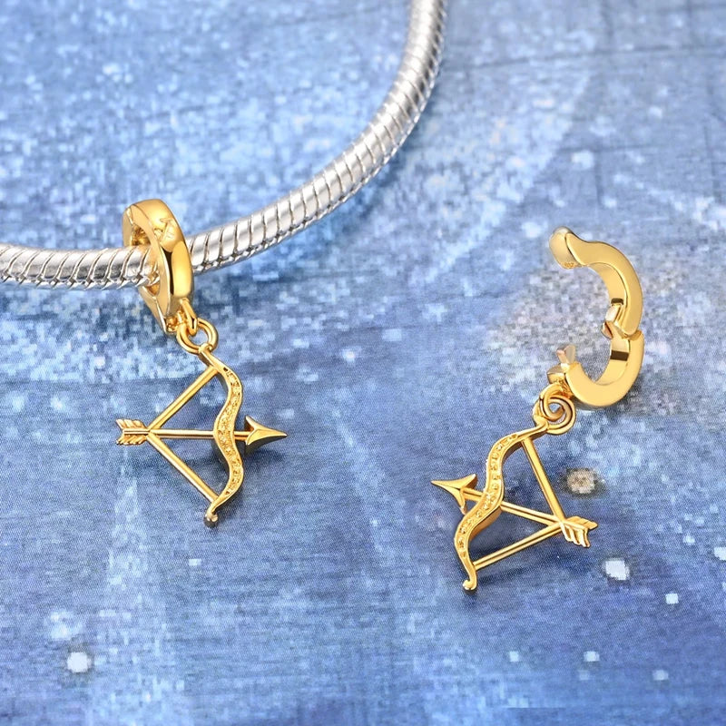 925 Sterling Silver 12 Constellation 12 Zodiac Charms