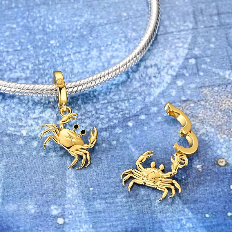 925 Sterling Silver 12 Constellation 12 Zodiac Charms