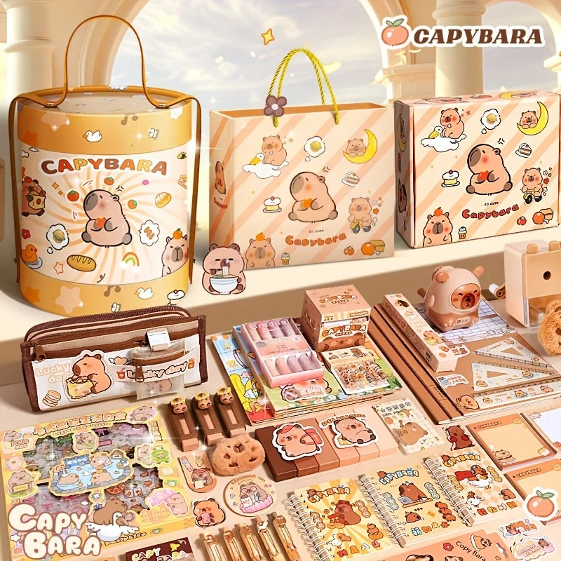 Capybara Stationery Set