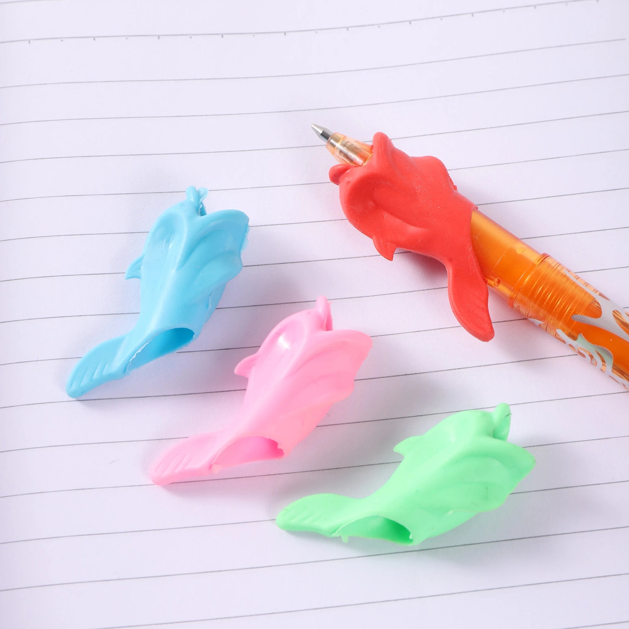 Dolphin shaped Pencil Gripper 12pcs