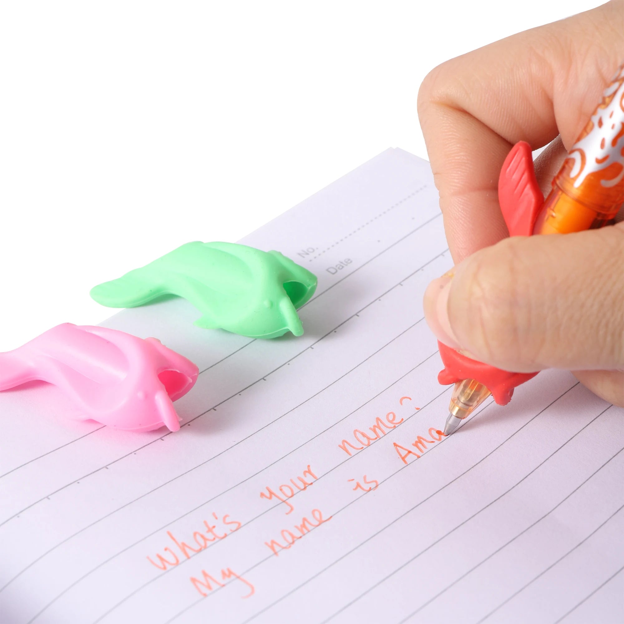 Dolphin shaped Pencil Gripper 12pcs