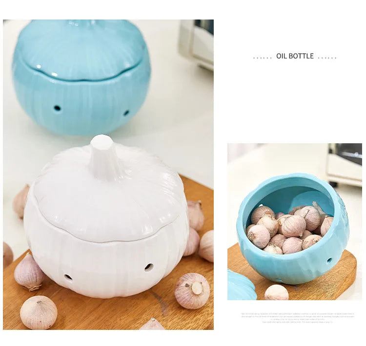 Onion Shape Ceramic Jar