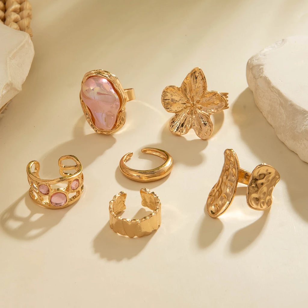 Pearl Open Ring Sets