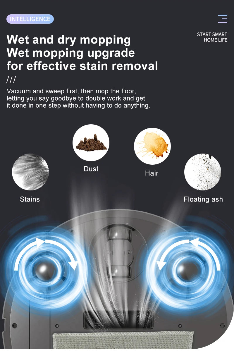 3 In 1 Wireless Vacuum Cleaner Sweeping Robots