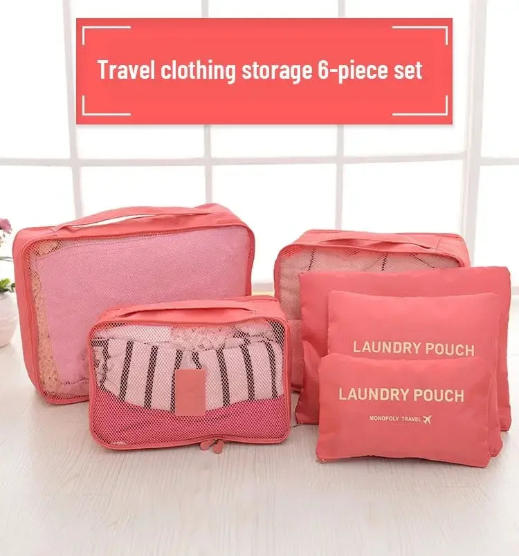 Travel 6-piece storage bag set