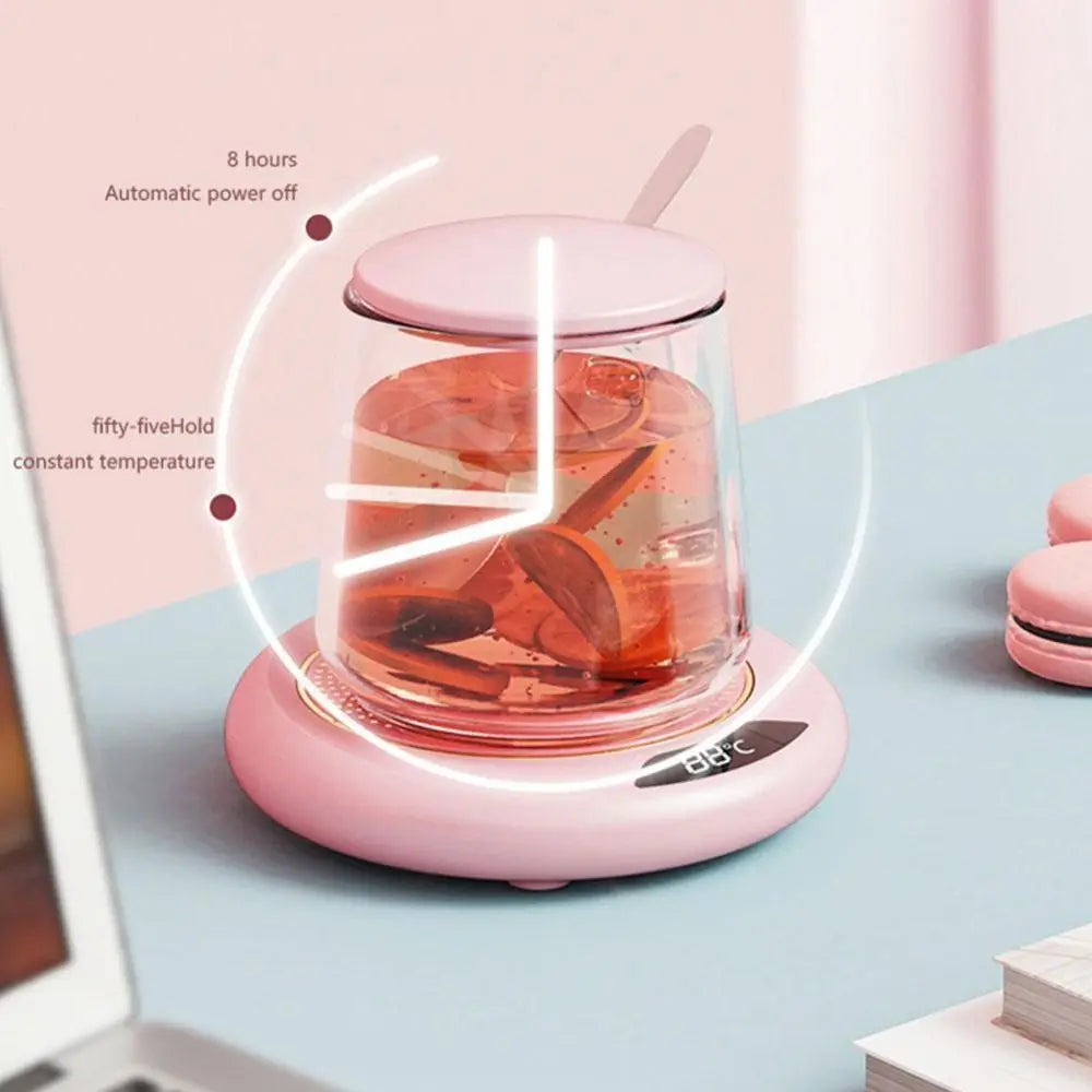 Portable ABS Constant Temperature Coaster with 3 Temperature Settings