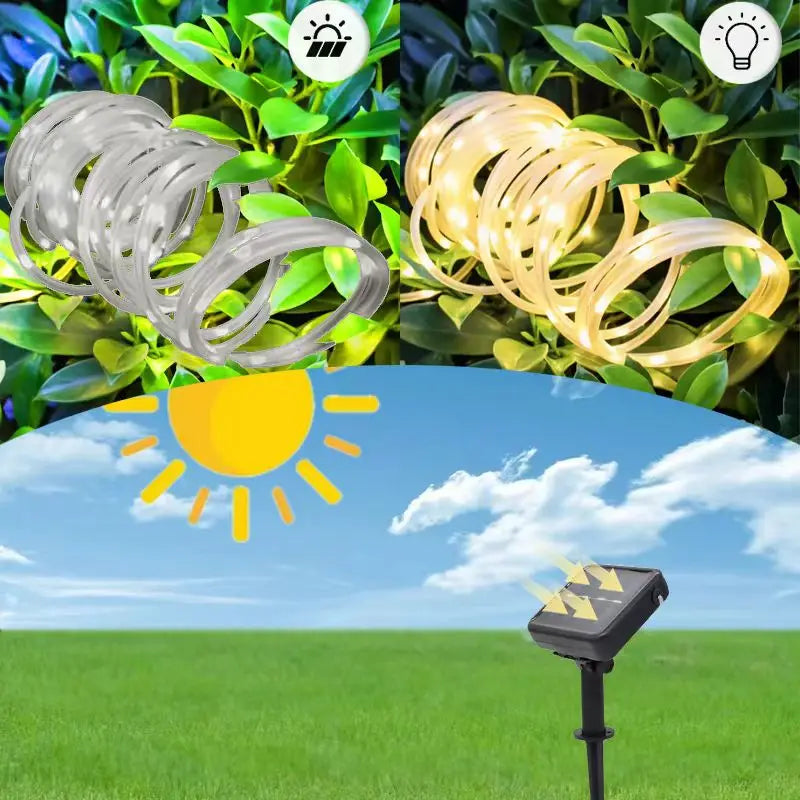 Outdoor Waterproof Solar Rope Light