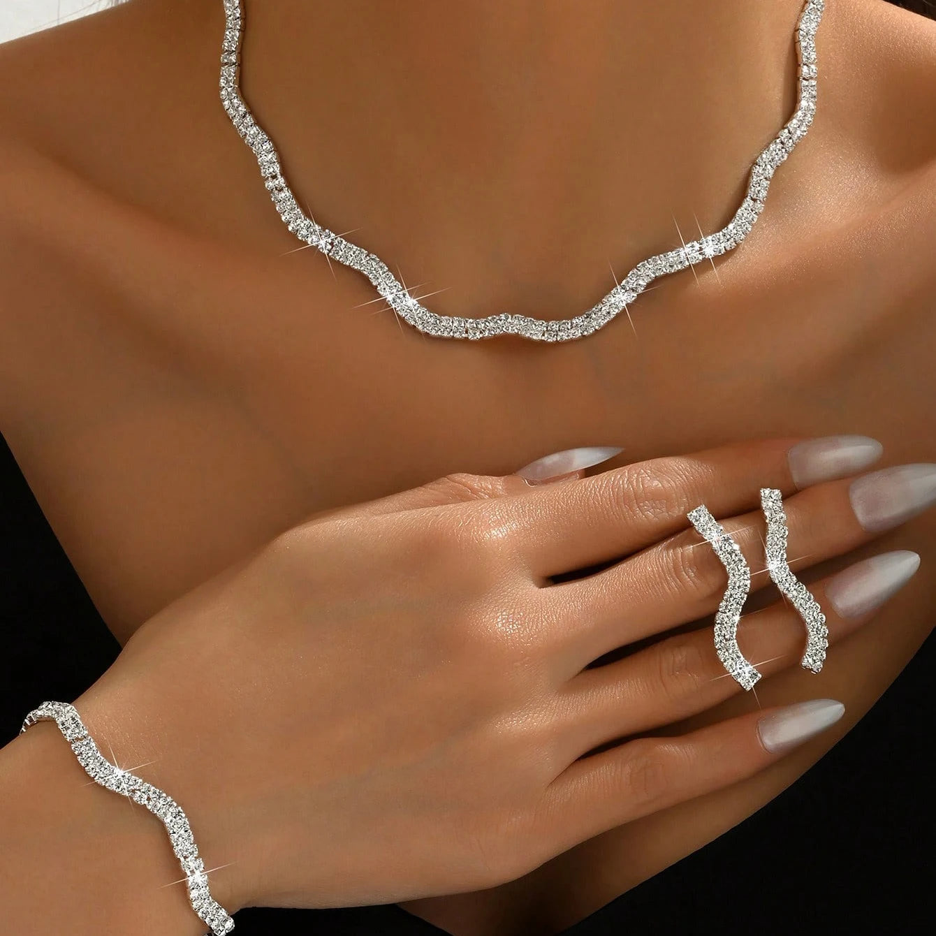 Crystal Jewelry Set