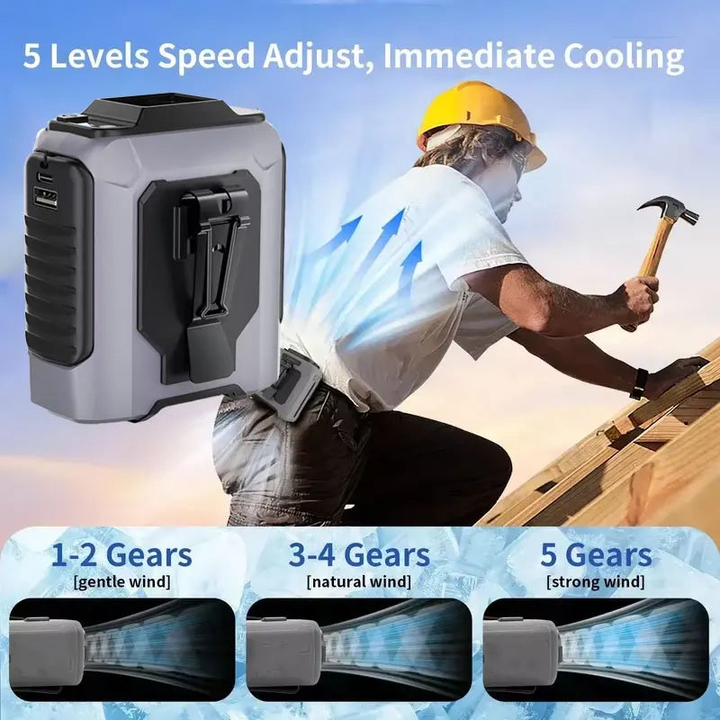 2026 New Portable Waist Fan