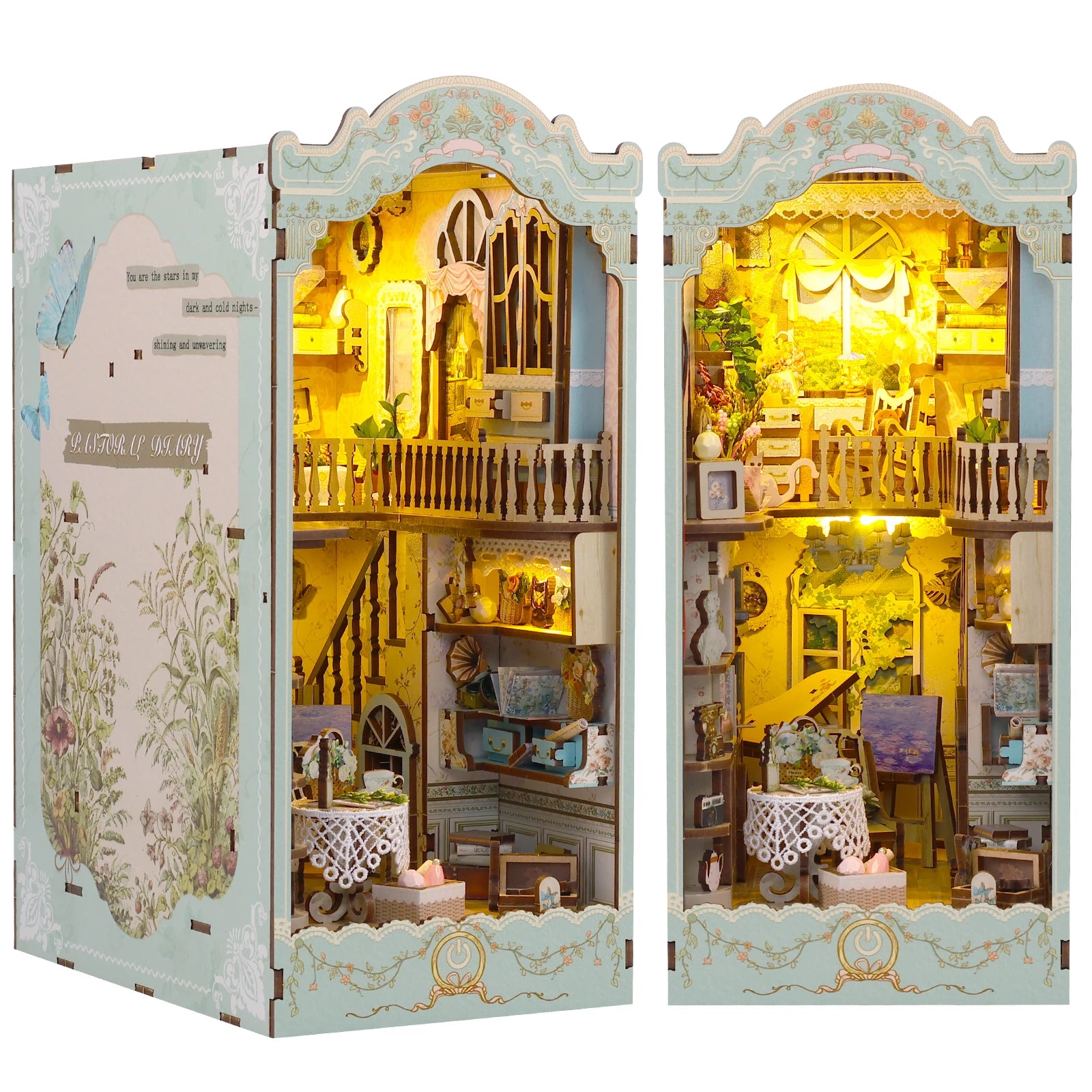 DIY Wooden Book Nook