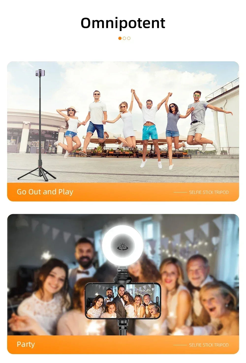 Scalable Bluetooth Selfie Stick