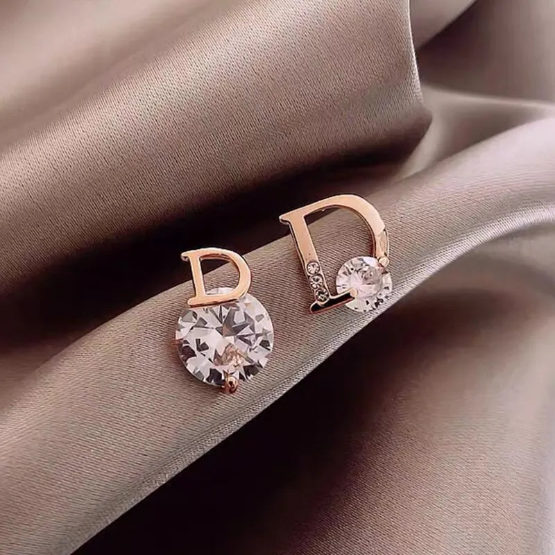 Letter D Earrings