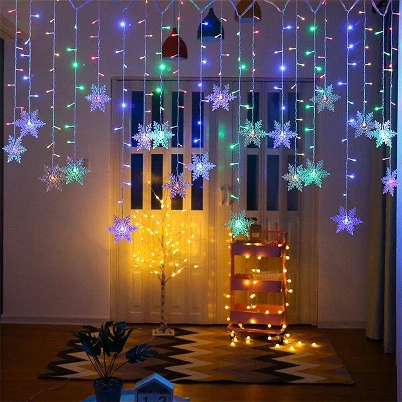 Christmas LED Snowflakes Garland