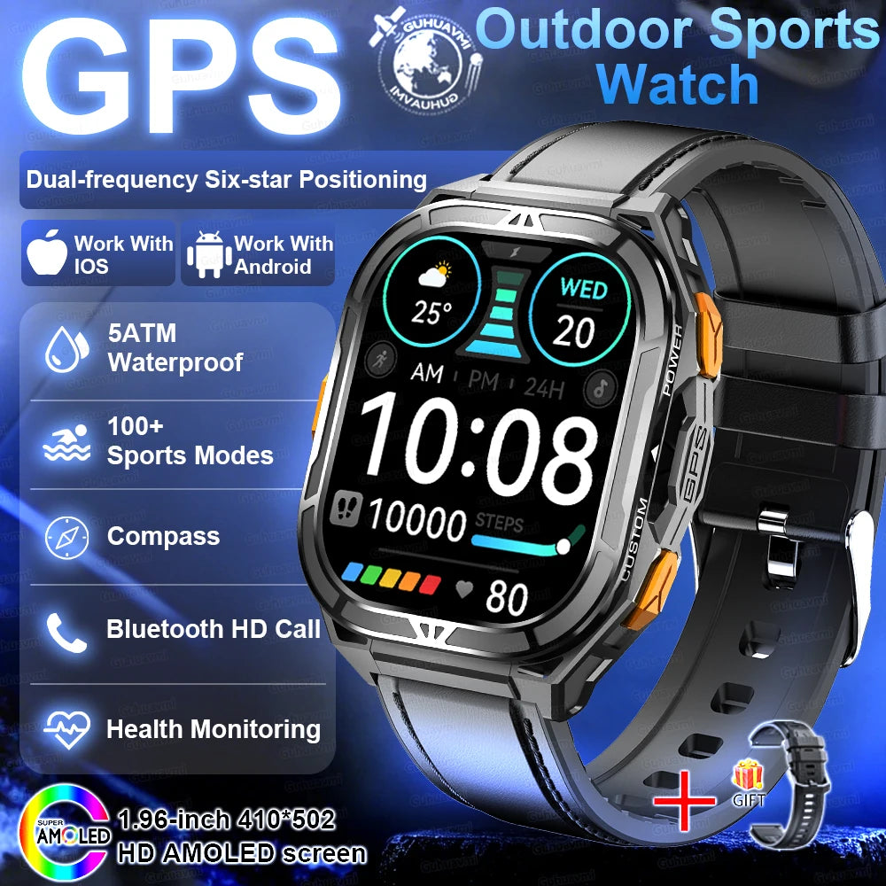 2026 New Military Outdoor Sports Smart Watch