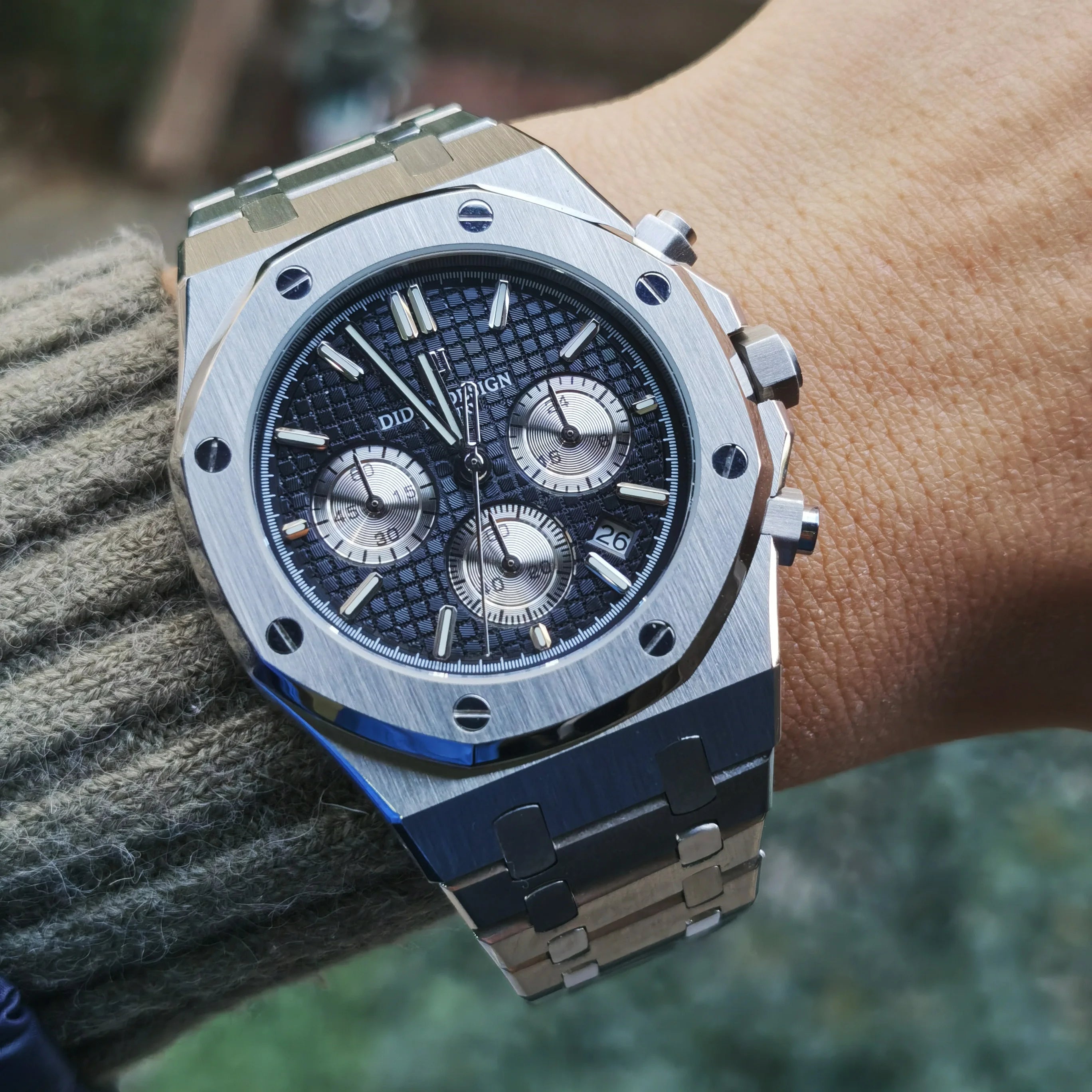 Men Quartz Stainless Steel Watch