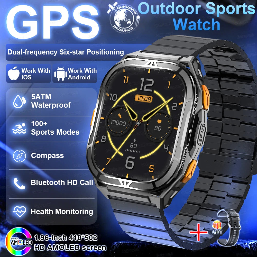 2026 New Military Outdoor Sports Smart Watch