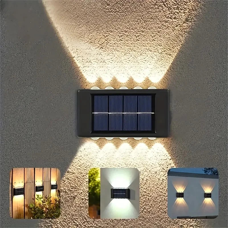 Outdoor Solar LED Wall Lights