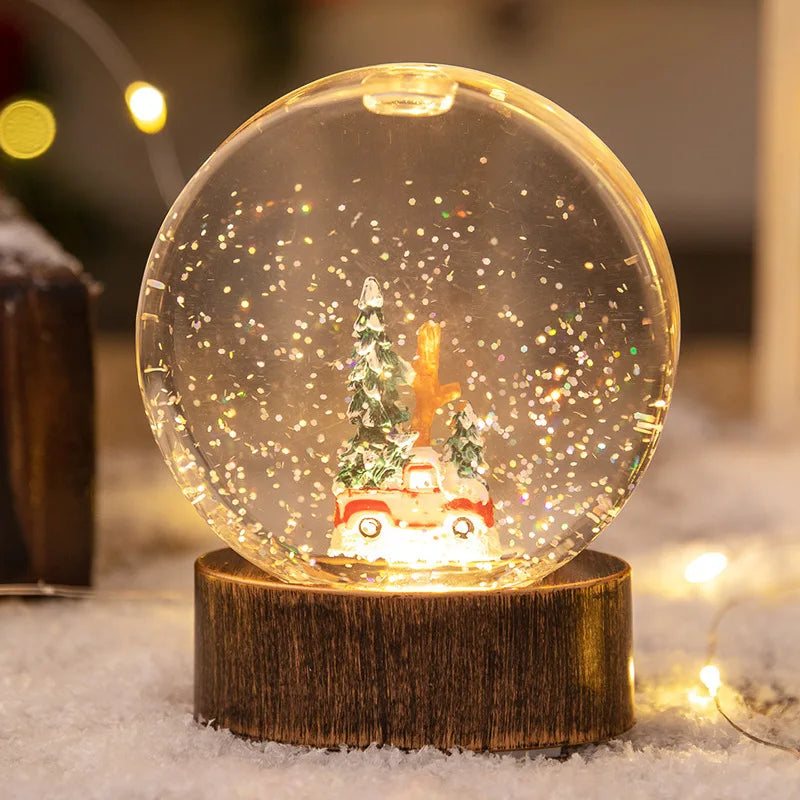 Christmas Illuminated Crystal Balls