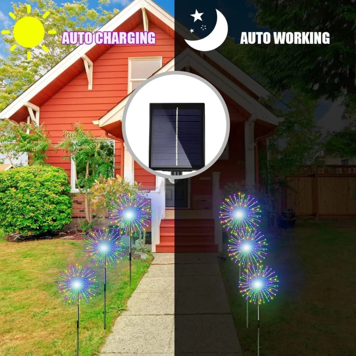 Solar Firework String Lights
