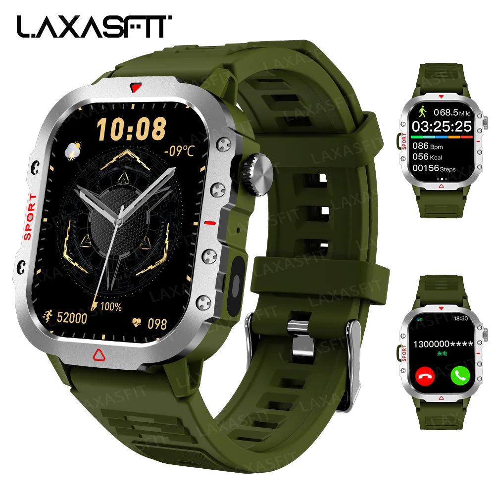 LAXASFIT LED Flashlight Smart Watch