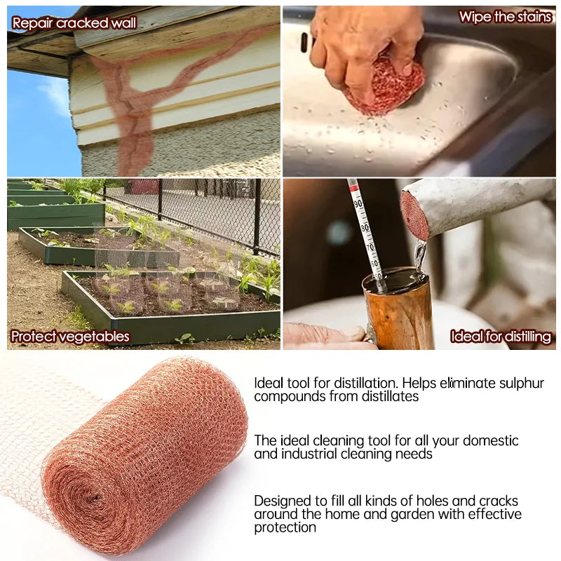 Anti-Pest Copper Mesh Garden Protection
