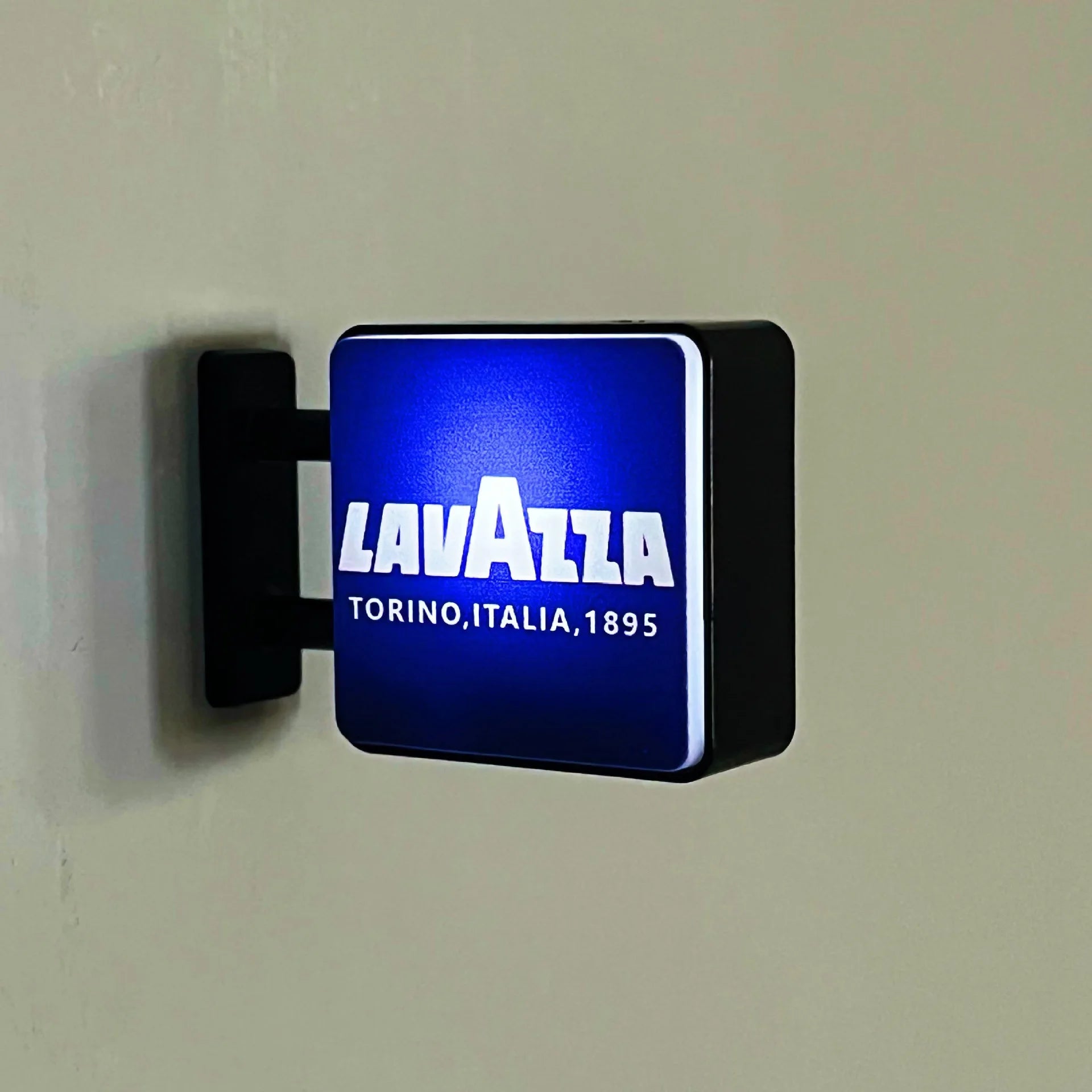 World Classic Coffee Light Sign Fridge Magnet