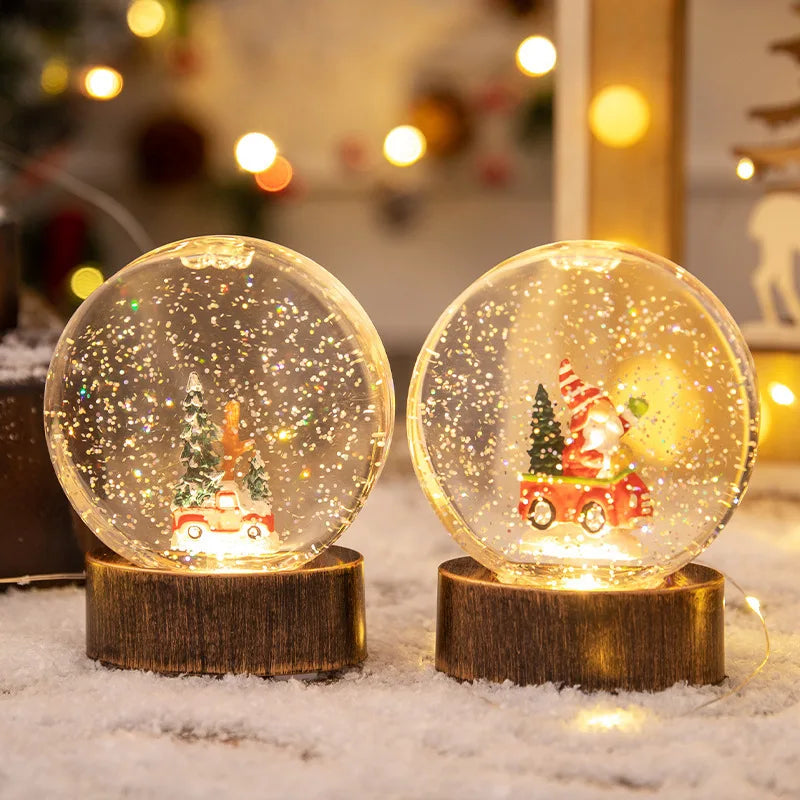 Christmas Illuminated Crystal Balls