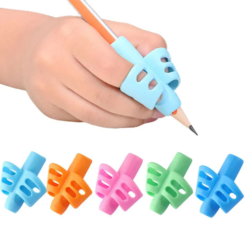 Tripod grip shaped Pencil gripper