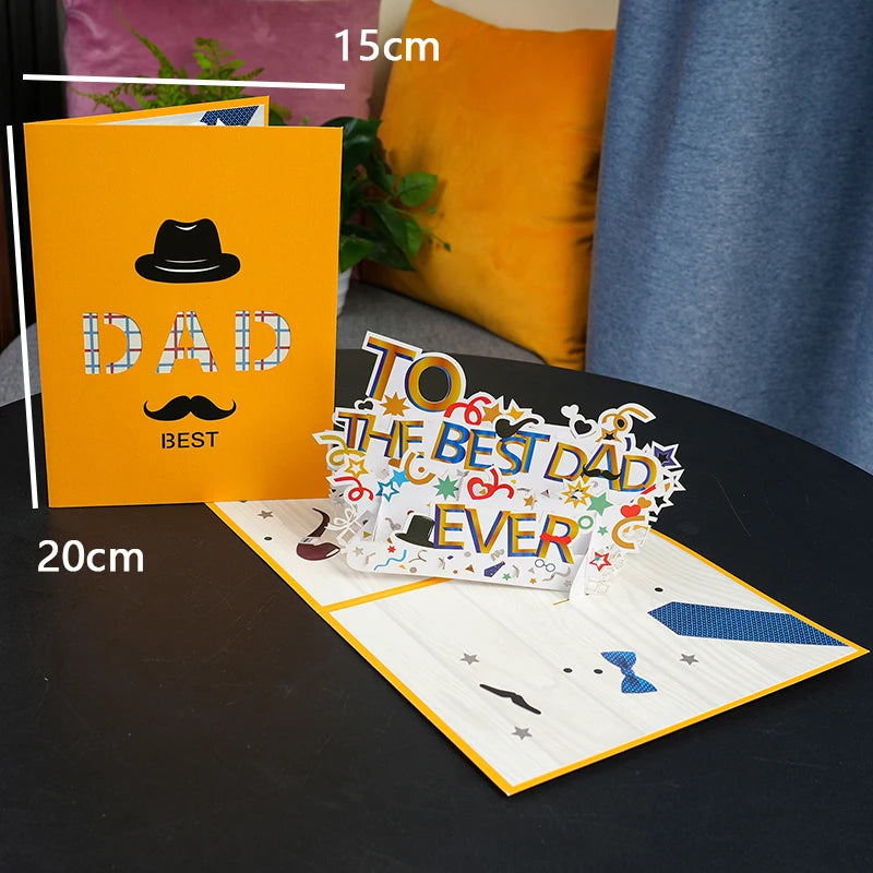 3D Pop-Up Father's Day Greeting Card