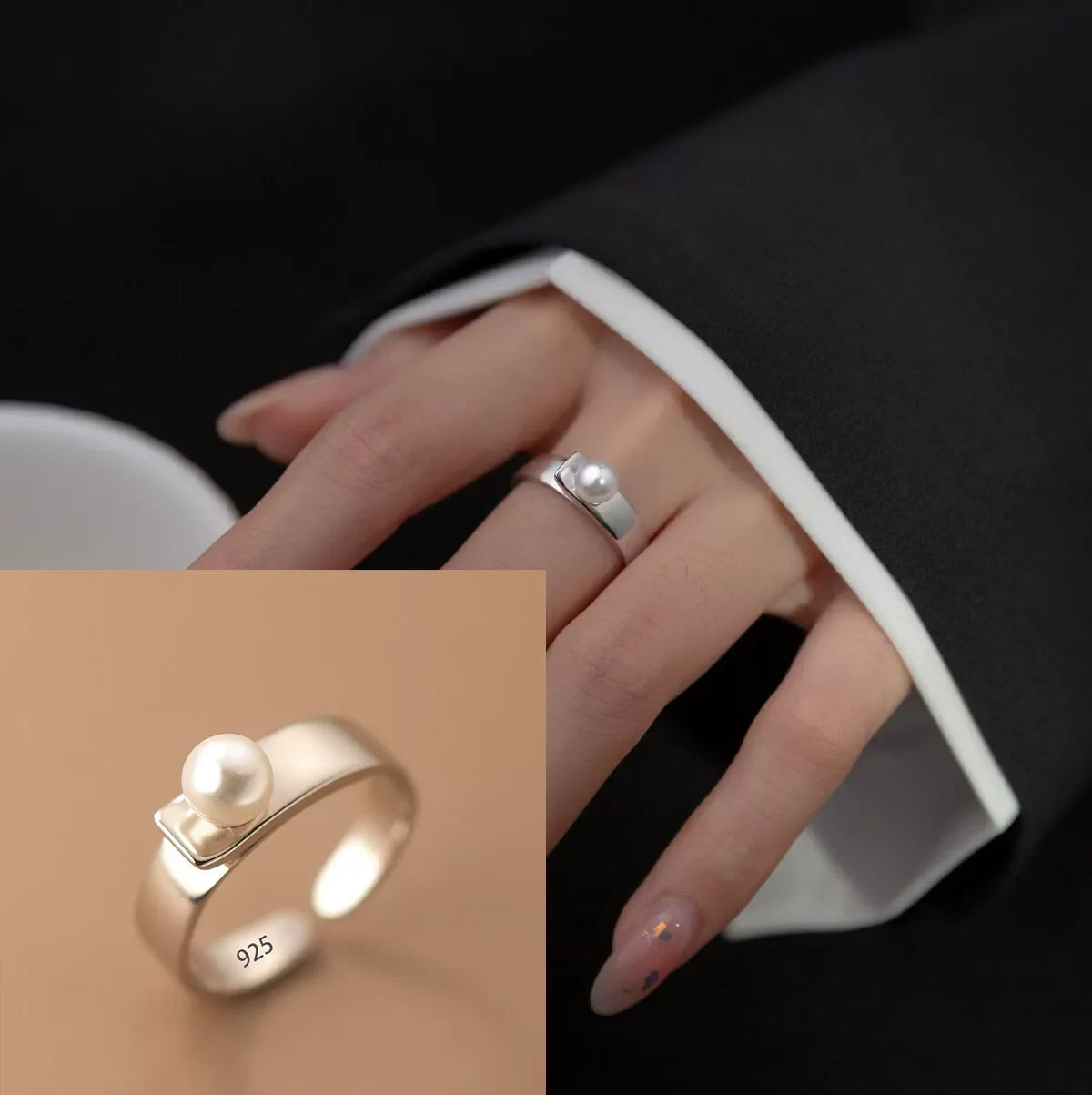 925 Sterling Silve Love Heart Ring