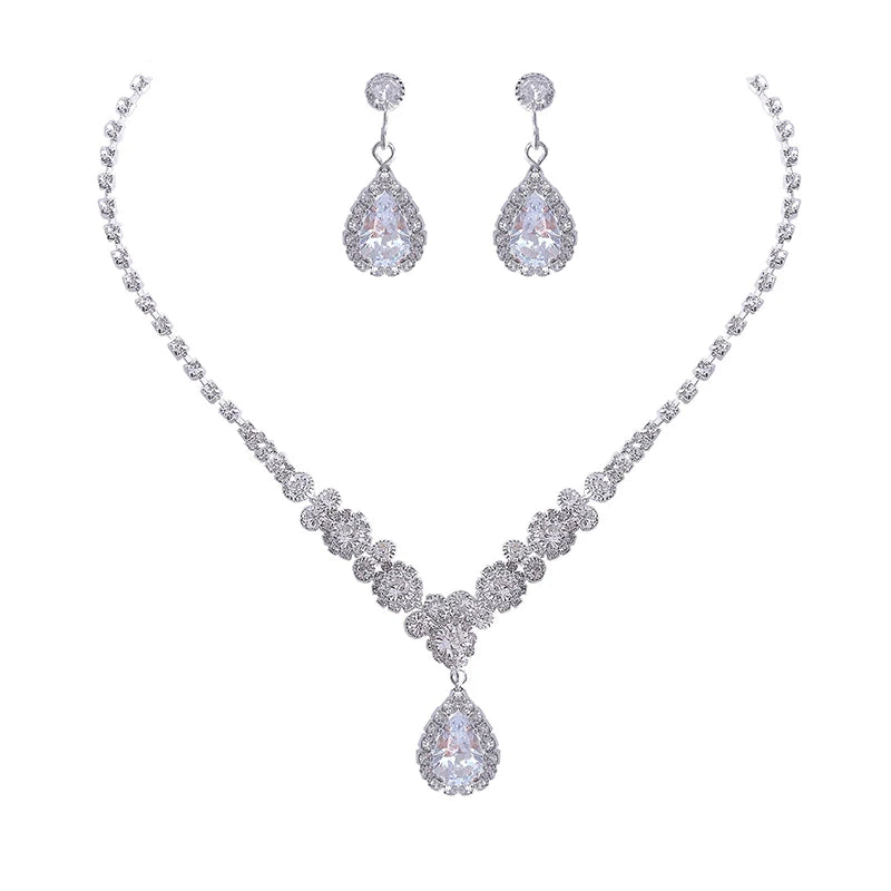 Women's Necklace Earrings Set