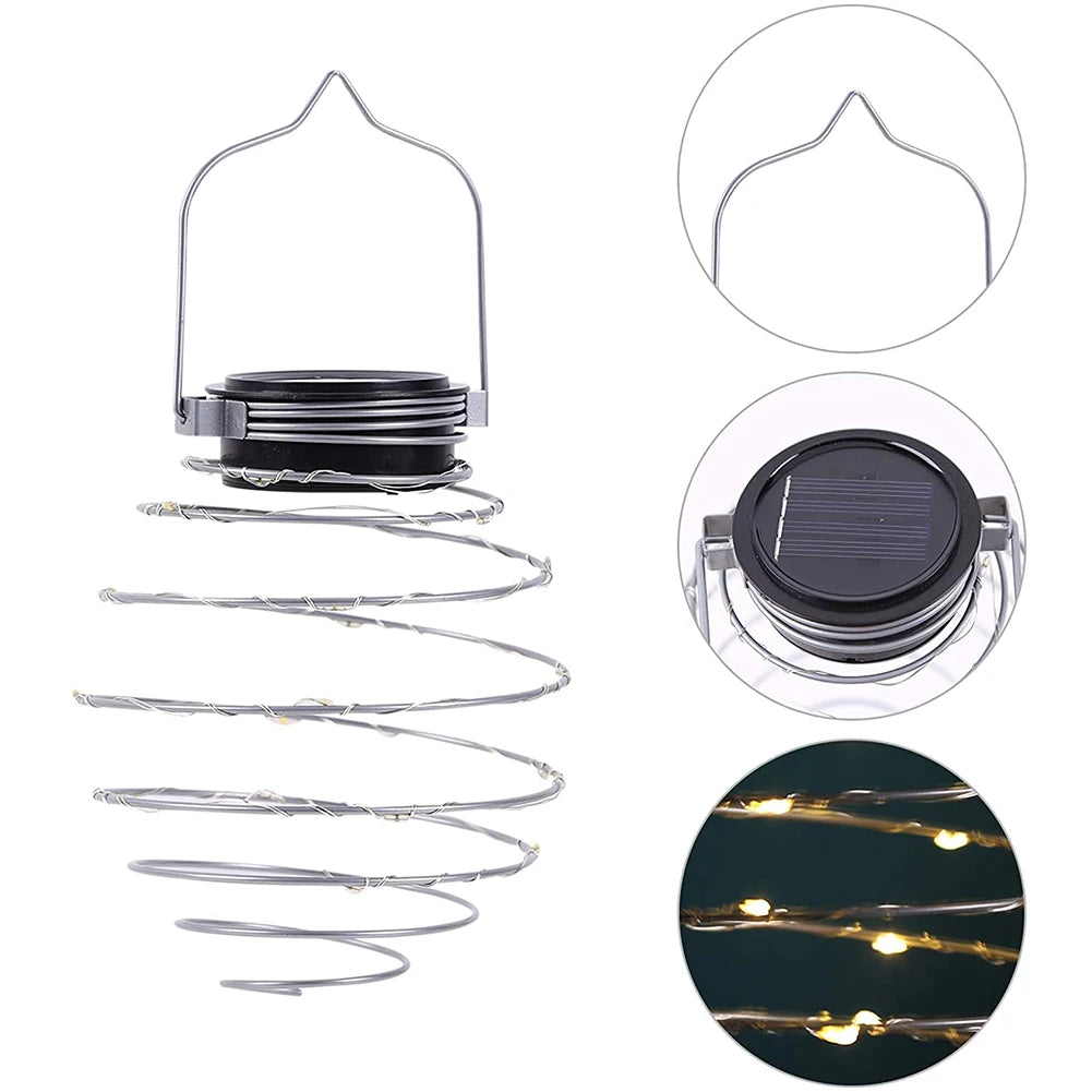 Solar Spiral Lights