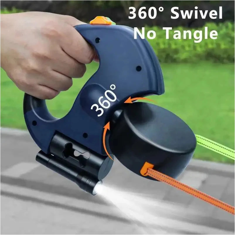 Auto Retractable Double-Ended Dog Leash 3m