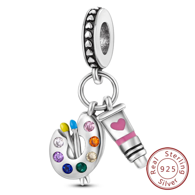 Charm for Bracelet flower and plant theme