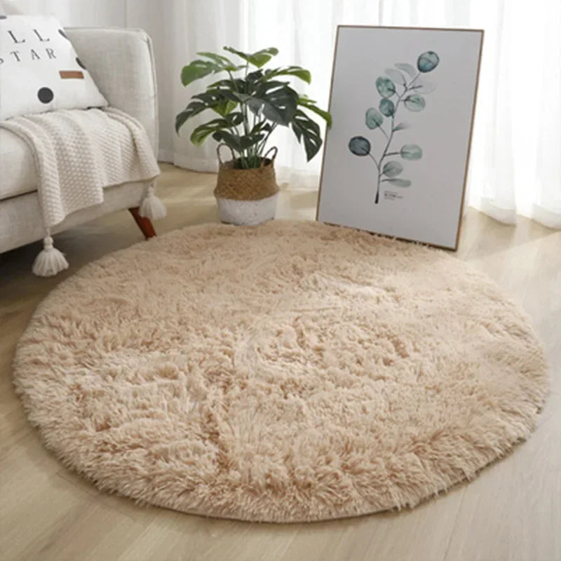 Super Soft Plush Round Carpet