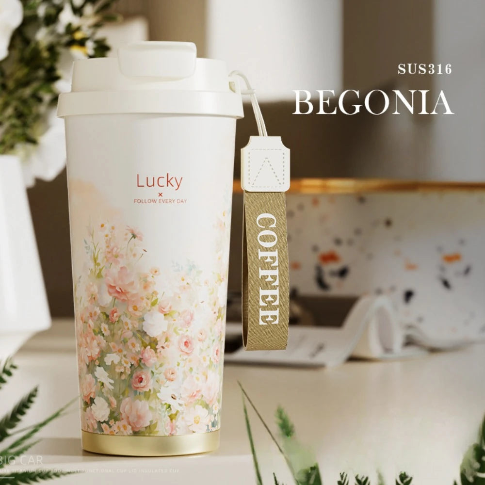 ceramic liner portable thermal insulation cup