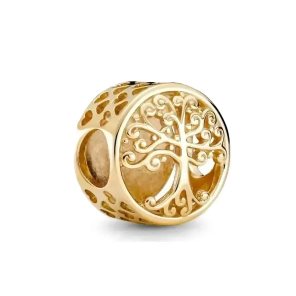 Gilded series 925 silver bracelet charm