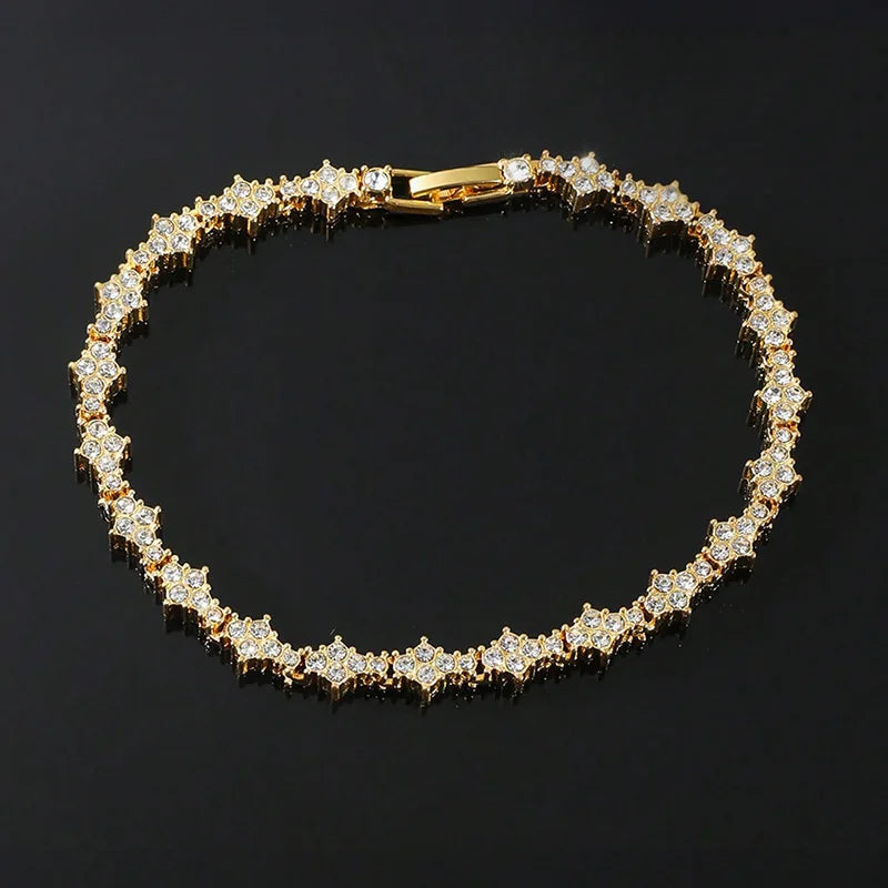 Star Cubic Zirconia Bracelet for Men