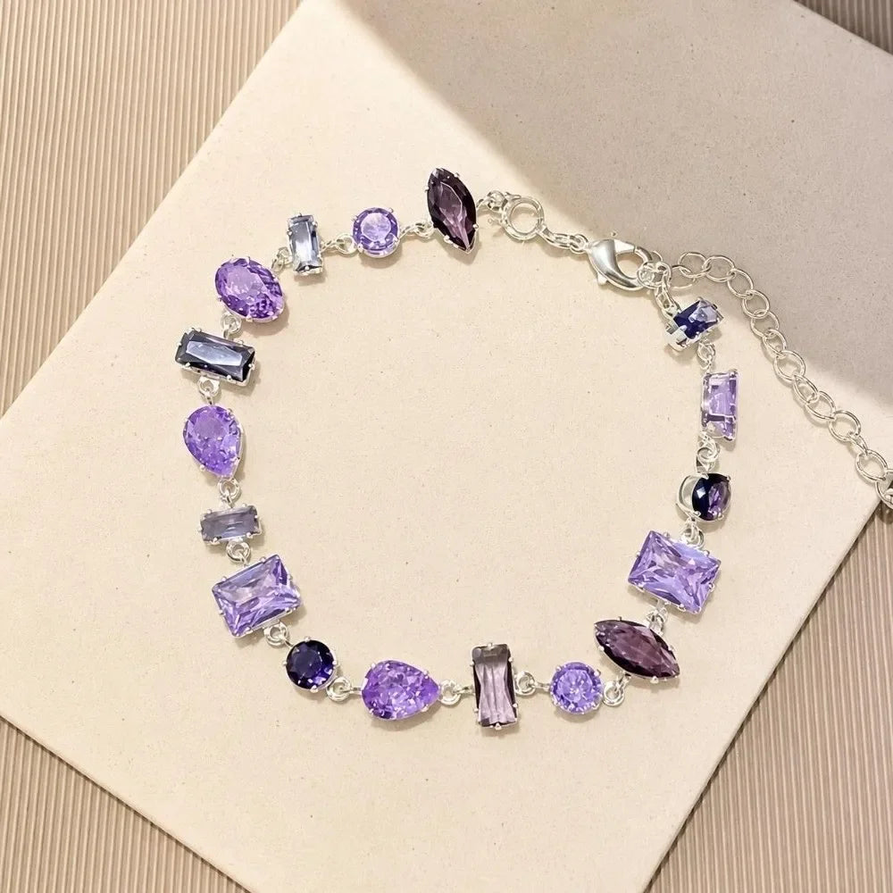 Crystal Necklace and Bracelet