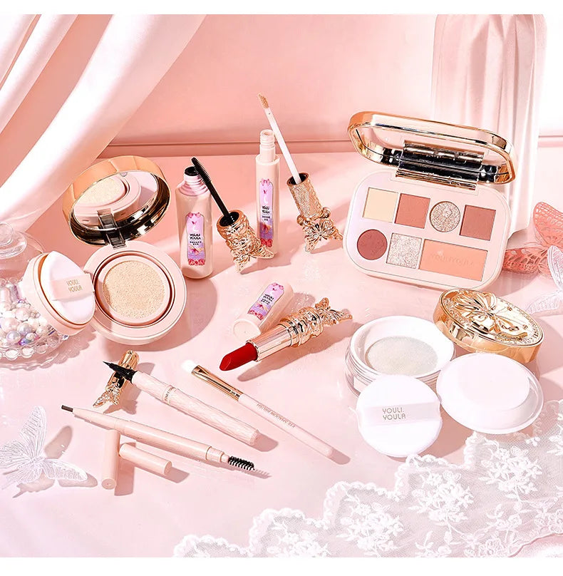 Butterfly 9 Pcs Makeup Gift Box