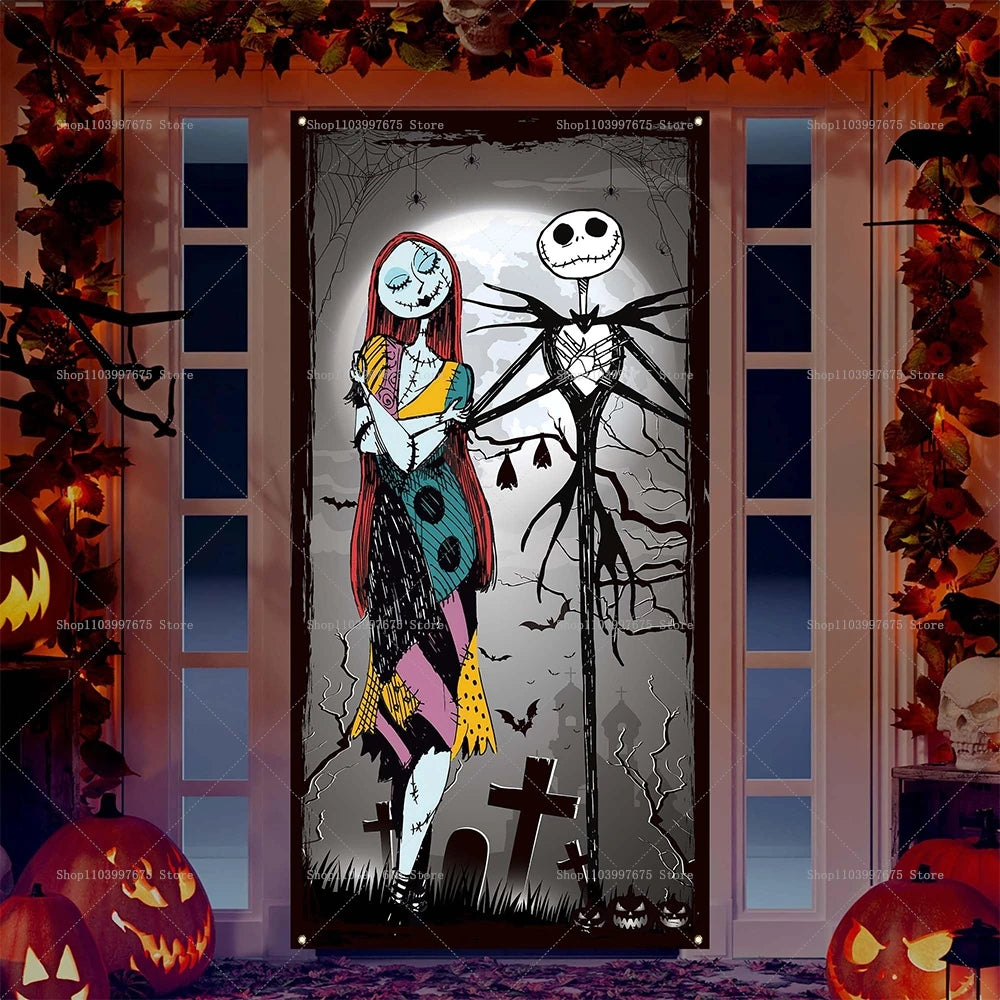 Halloween The Nightmare Before Christmas Backdrop Decor
