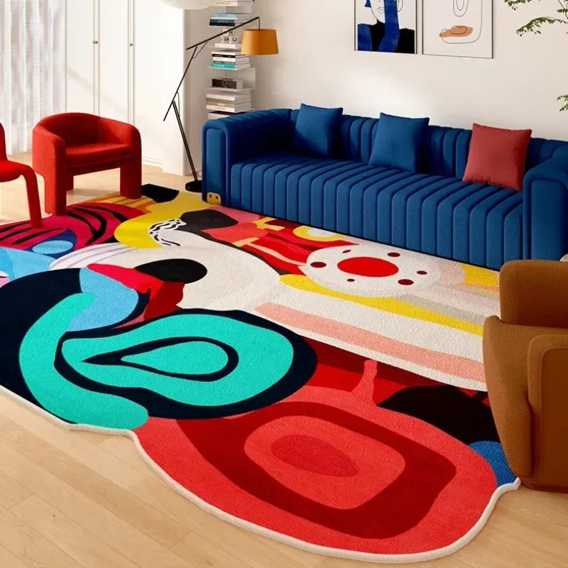 Living Room Irregular Art Carpet