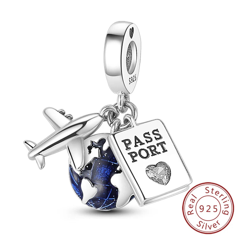 Charm for Bracelet flower and plant theme