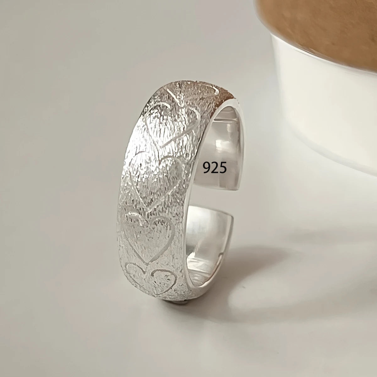 925 Sterling Silve Love Heart Ring