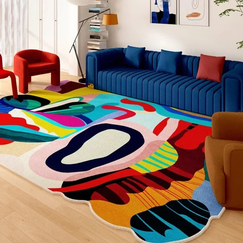 Living Room Irregular Art Carpet